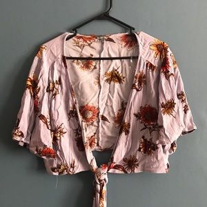 Charlotte Russe Wrap Top